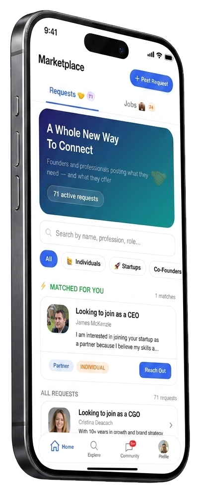 Startup Discovery in the Solution app